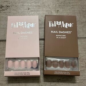 2, NIB short lengths, press on nails by Red Aspen